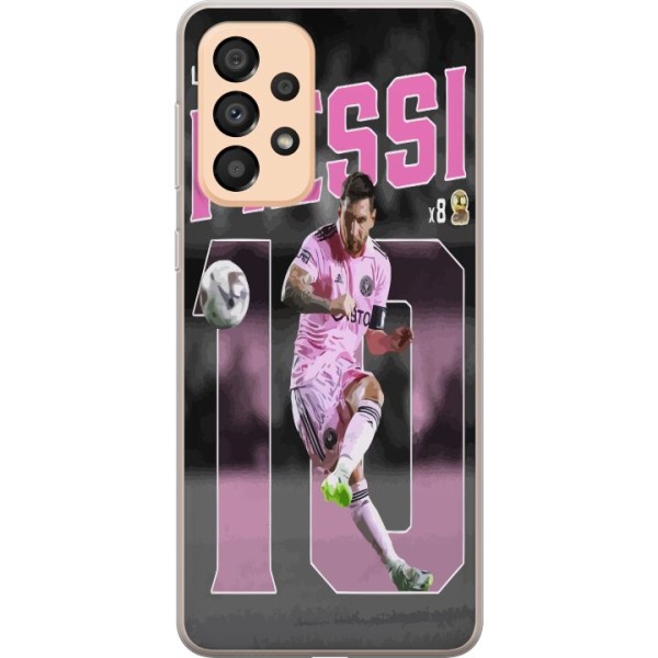 Samsung Galaxy A33 5G Gennemsigtig cover Lionel Messi