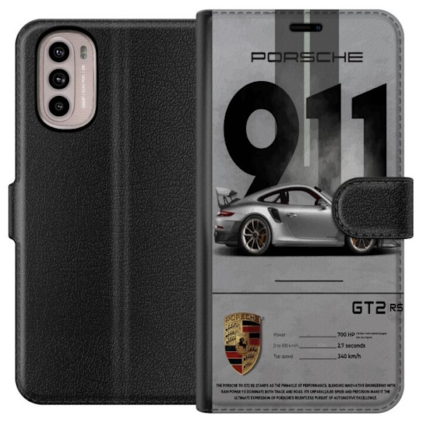 Motorola Moto G31 Lompakkokotelo Porsche 911