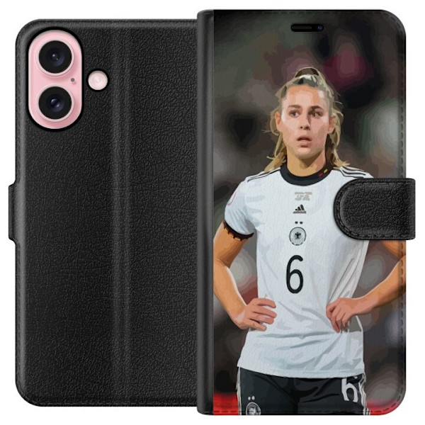 Apple iPhone 16 Tegnebogsetui Lena Oberdorf (VfL Wolfsburg)