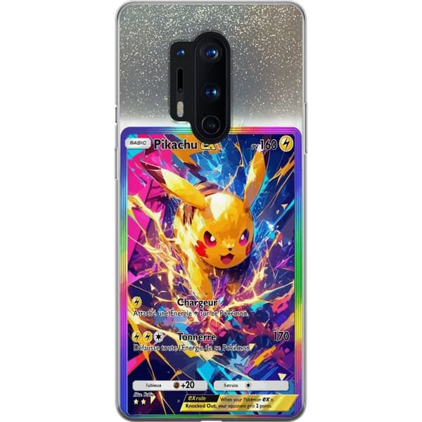 Kompatibelt Mobilskal till OnePlus 8 Pro Pikachu gul