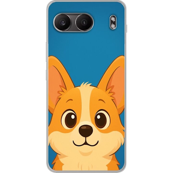 OnePlus Nord 4 Gjennomsiktig deksel Hello Corgi