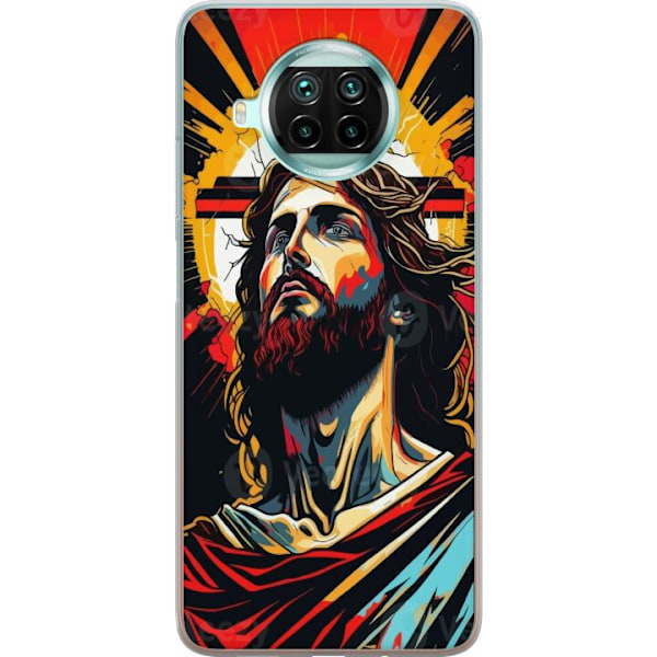 Xiaomi Mi 10T Lite 5G Läpinäkyvä kuori Jeesus ja Kortti - u