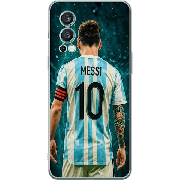 OnePlus Nord 2 5G Genomskinligt Skal Messi