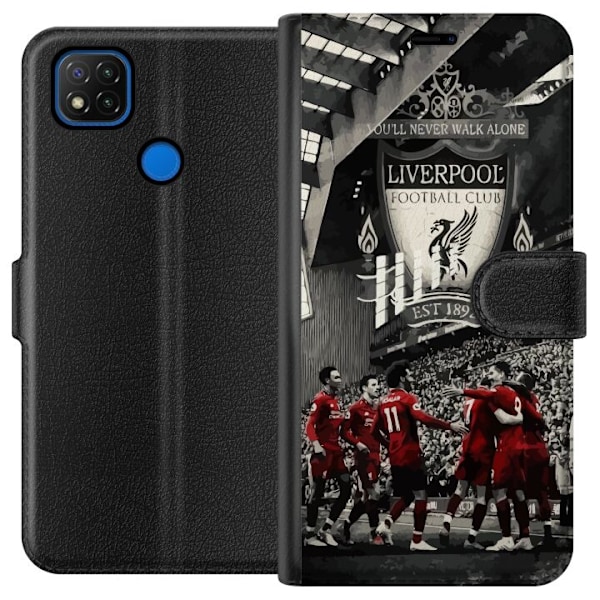 Xiaomi Redmi 9C Lommeboketui Liverpool