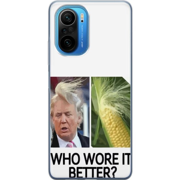 Xiaomi Poco F3 Gennemsigtig cover Trump