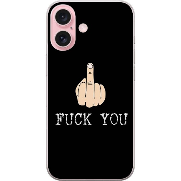 Apple iPhone 16 Gennemsigtig cover Fandme Dig