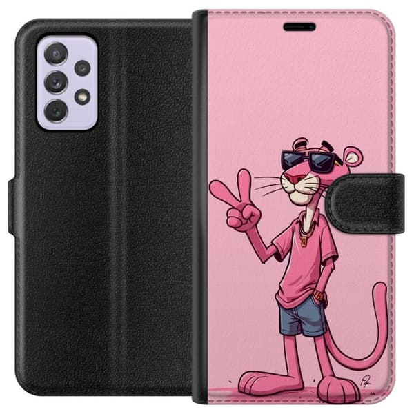 Kompatibelt Lommeboketui til Samsung Galaxy A52s 5G Pink Panter Peace
