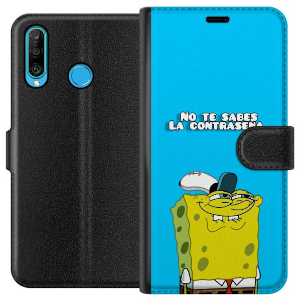 Huawei P30 lite Plånboksfodral SpongeBob SquarePants