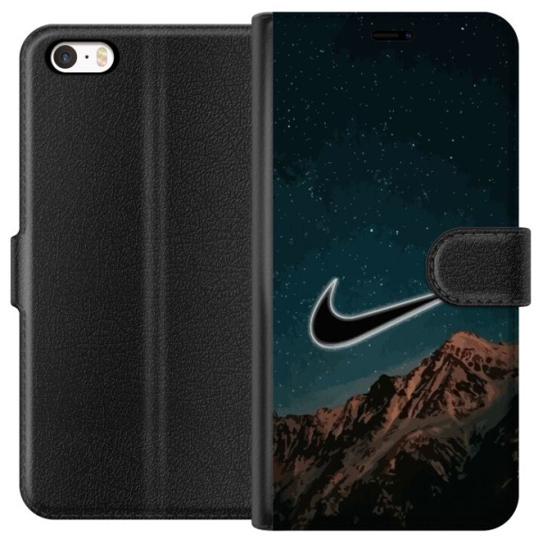 Apple iPhone 5 Plånboksfodral Nike