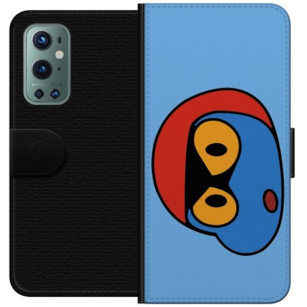 OnePlus 9 Pro Lompakkokotelo Bold Bot Head