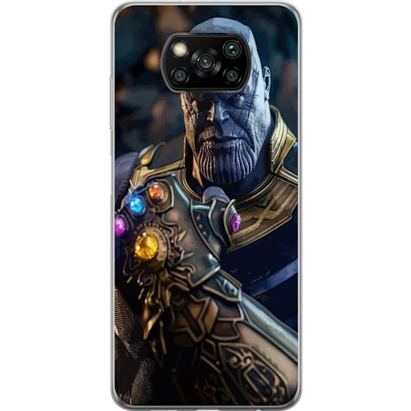 Xiaomi Poco X3 NFC Genomskinligt Skal Thanos Marvel