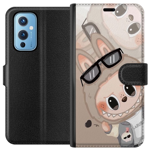 OnePlus 9 Lompakkokotelo Labubu Rainbow Chaos