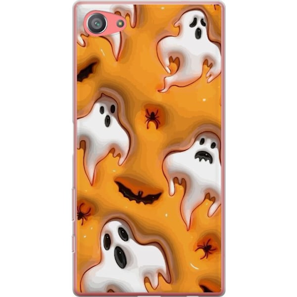 Sony Xperia Z5 Compact Läpinäkyvä kuori Halloween 3D 2024