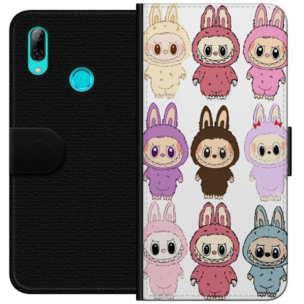 Huawei P smart 2019 Tegnebogsetui Labubu Pink Monster - Popkun