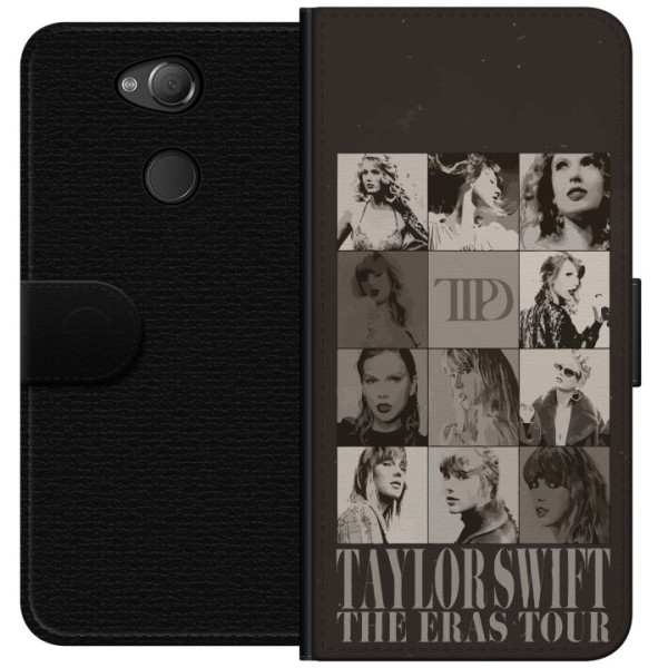 Sony Xperia XA2 Plånboksfodral Taylor Swift Svart/Vit