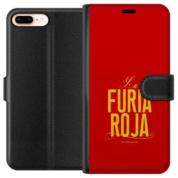 Kompatibel Tegnebogsetui til Apple iPhone 7 Plus La Furia Roja rød