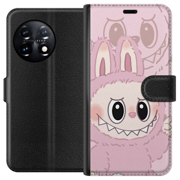 OnePlus 11R Tegnebogsetui Labubu Floral Freak