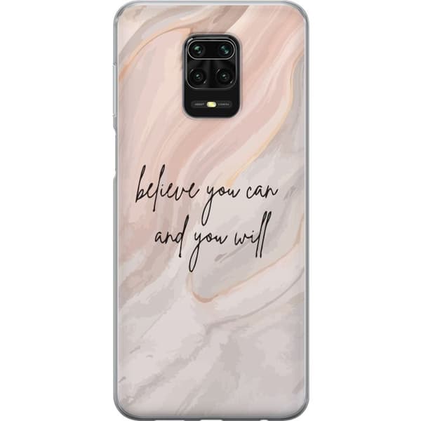 Kompatibel Mobilcover til Xiaomi Redmi Note 9S Tro på dig selv!