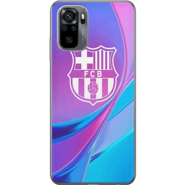 Xiaomi Redmi Note 10S Gennemsigtig cover FC Barcelona