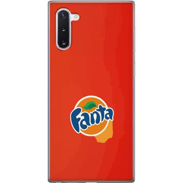 Kompatibelt Mobildeksel til Samsung Galaxy Note10 Minimalistisk appelsinbrus-inspirert design oransje