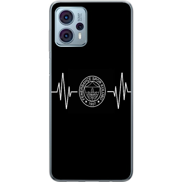 Motorola Moto G23 Gennemsigtig cover Fenerbahçe SK