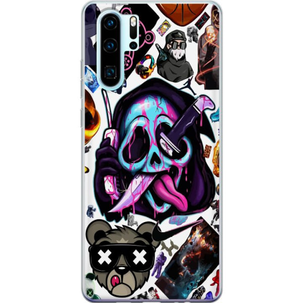 Huawei P30 Pro Gennemsigtig cover Stickers