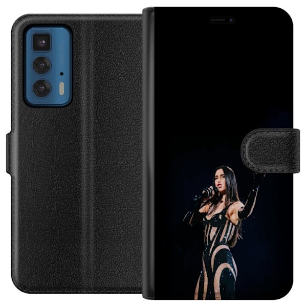 Motorola Edge 20 Pro Lompakkokotelo Dua Lipa – Pop Star Aest
