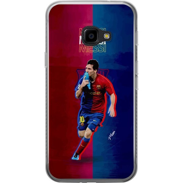 Samsung Galaxy Xcover 4 Genomskinligt Skal Messi