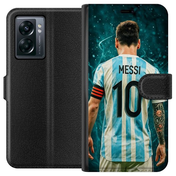 OnePlus Nord N300 Tegnebogsetui Messi