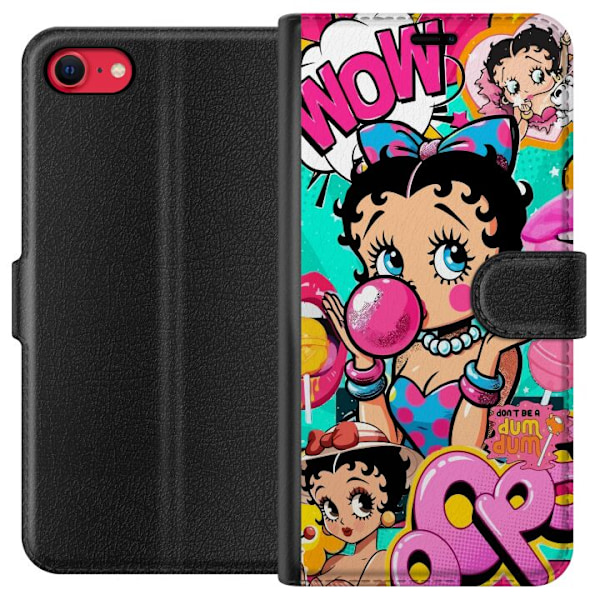 Apple iPhone 7 Tegnebogsetui Betty Boop