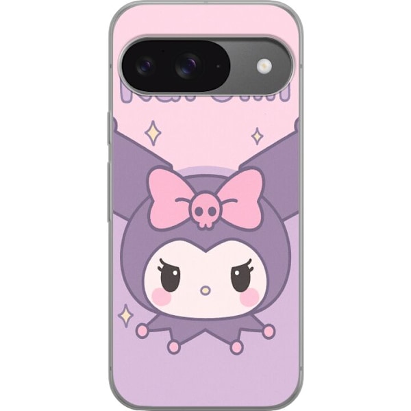 Google Pixel 9 Gjennomsiktig deksel Kuromi Kawaii