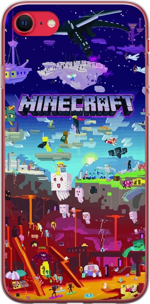 Yhteensopiva Puhelinkuori Apple iPhone 8 Minecraft