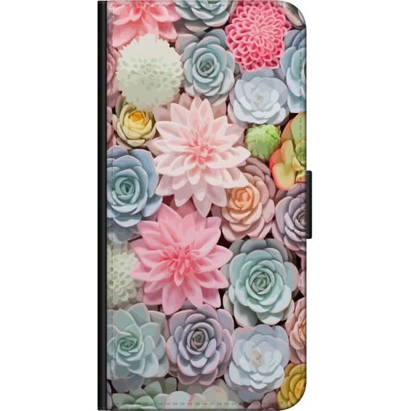 Kompatibelt Lommeboketui til OnePlus 9 Pro Grønne planter