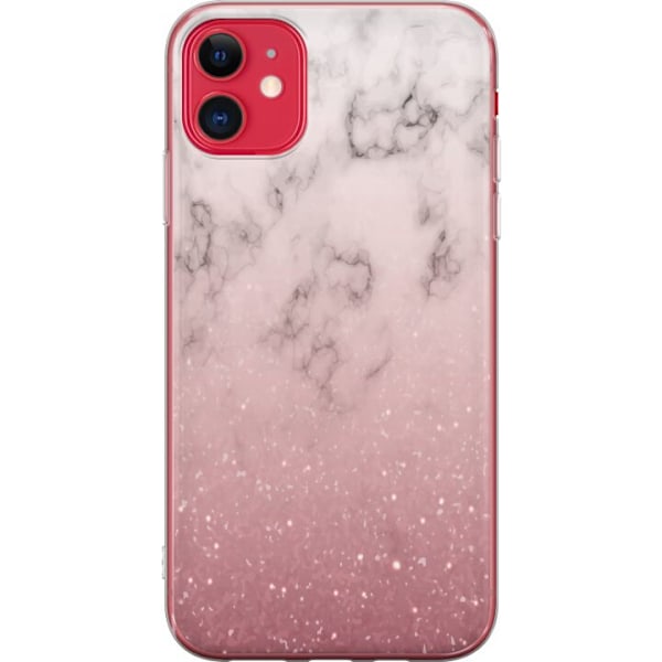 Apple iPhone 11 Läpinäkyvä kuori Kimalteleva ja marmori