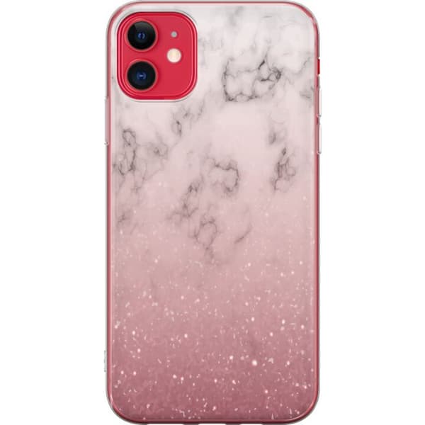Kompatibelt Mobilskal till Apple iPhone 11 Glitter och marmor