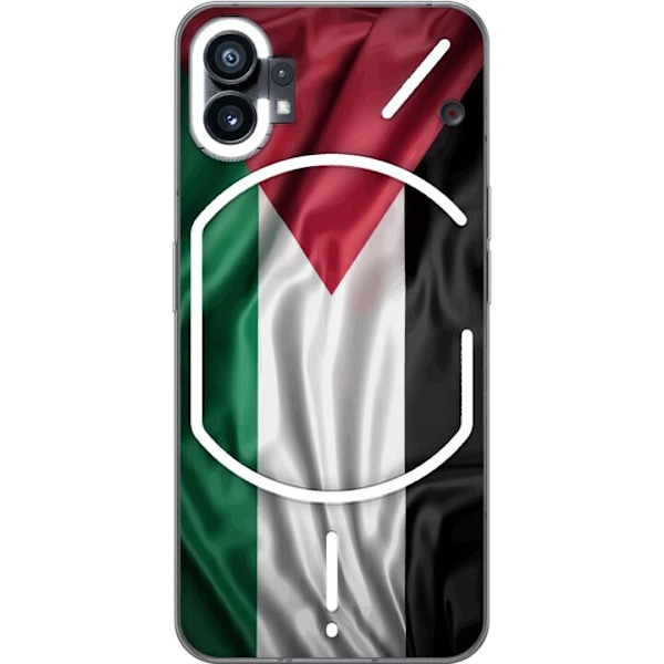 Nothing Phone (1) Genomskinligt Skal Palestinaflaggan – ikon