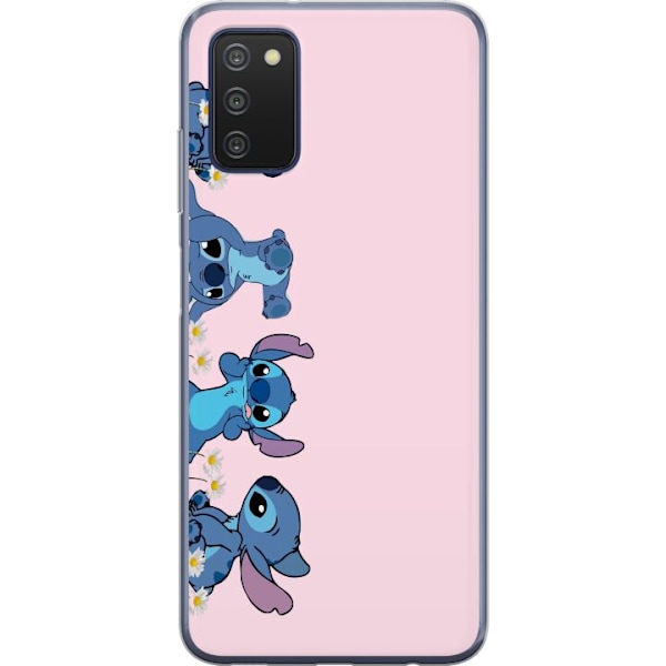 Samsung Galaxy A03s Läpinäkyvä kuori  Stitch Nauru & Leikki