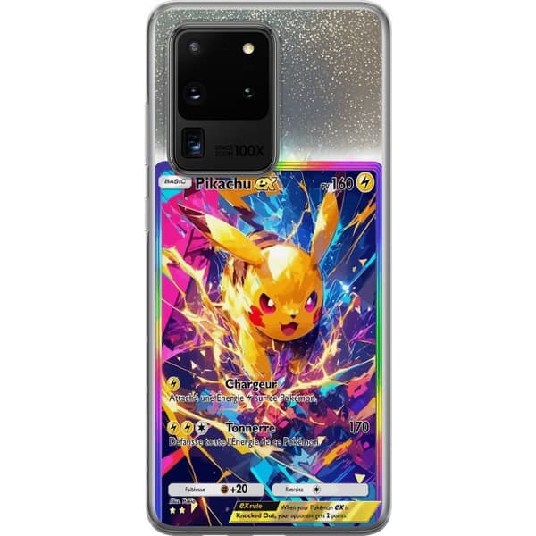 Kompatibelt Mobildeksel til Samsung Galaxy S20 Ultra Pikachu gul