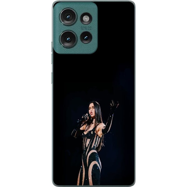 Motorola Edge 50 Läpinäkyvä kuori Dua Lipa – Pop Star Aes