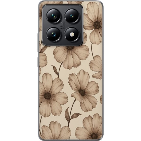 Xiaomi 14T Gjennomsiktig deksel Pastel Rush