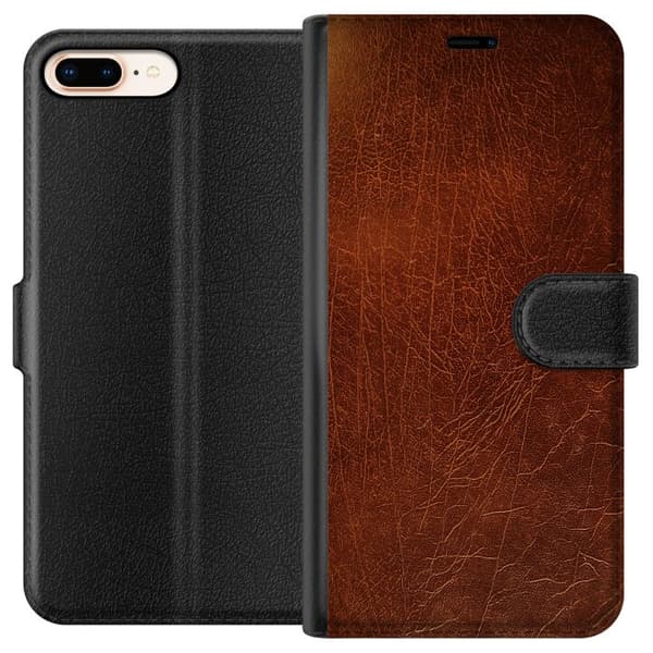 Kompatibelt Plånboksfodral till Apple iPhone 8 Plus Leather
