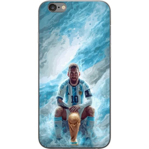 Kompatibelt Mobilskal till Apple iPhone 6 Plus Lionel Messi Världsmästare blå