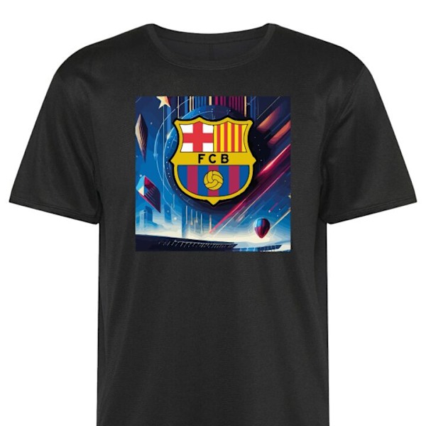 Trenings T-skjorte | Sport T-skjorte for Voksen FC Barcelona svart Stor