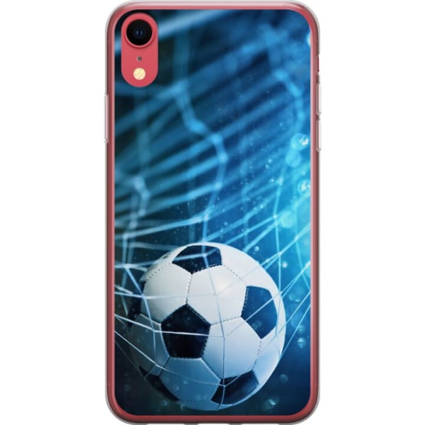Apple iPhone XR Läpinäkyvä kuori Jalkapallo