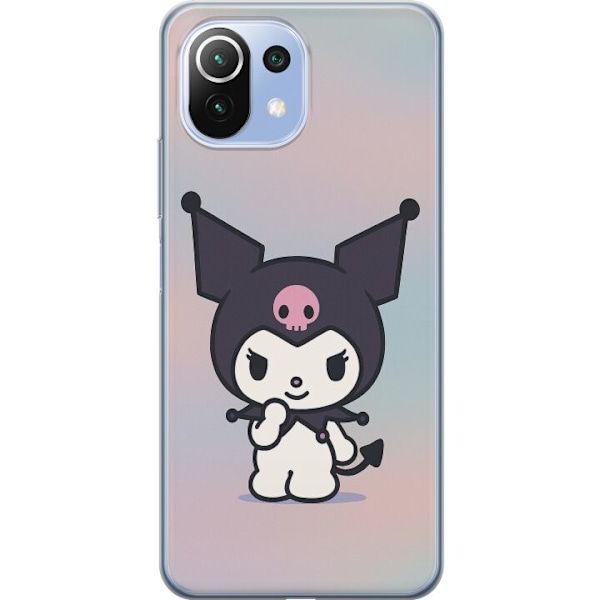 Xiaomi Mi 11 Lite Genomskinligt Skal Kawaii Sanrio Kuromi