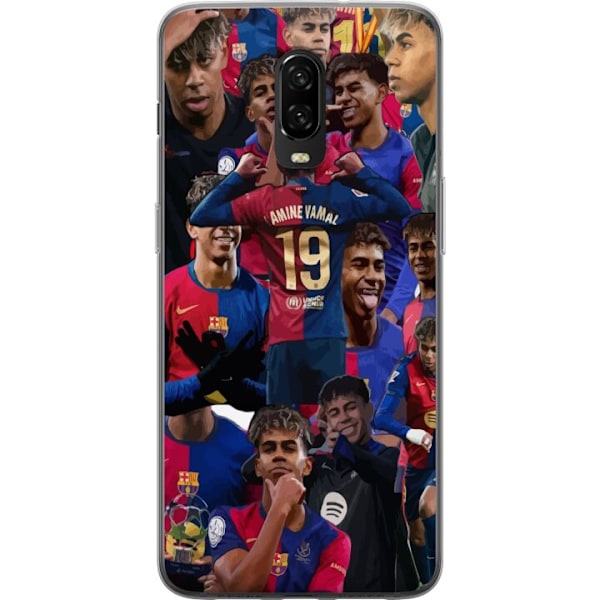 OnePlus 6T Genomskinligt Skal Lamine Yamal mobilskal för fotbollsfans