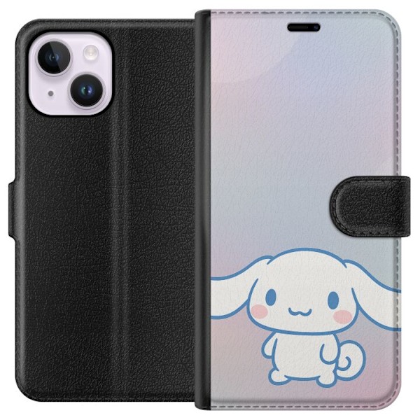 Apple iPhone 15 Plus Tegnebogsetui Kawaii Sanrio Cinnamonroll