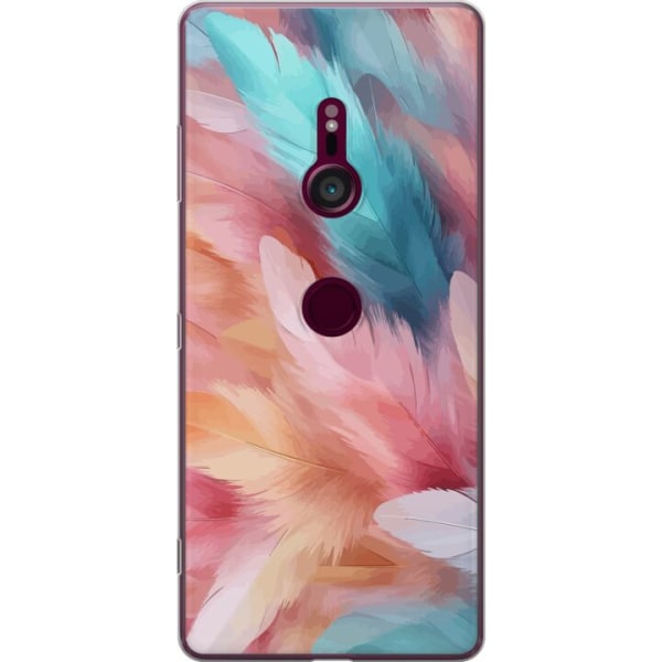 Sony Xperia XZ3 Gennemsigtig cover Fjer