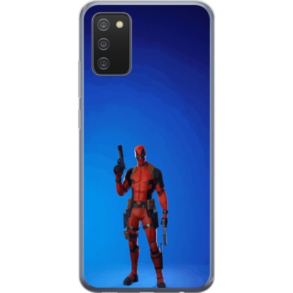 Samsung Galaxy A02s Läpinäkyvä kuori Fortnite - Spider-Man