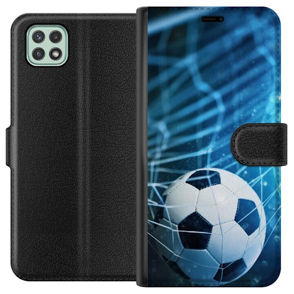 Samsung Galaxy A22 5G Tegnebogsetui Fodbold